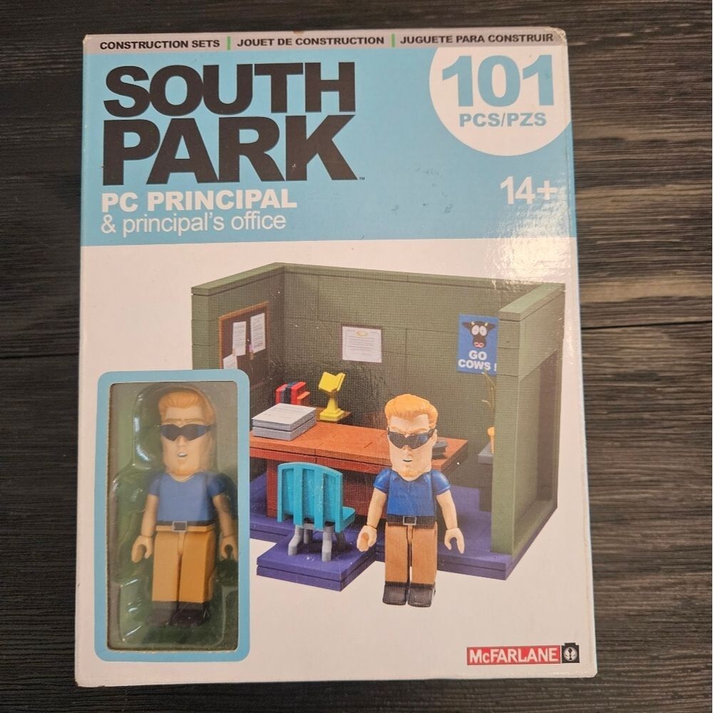 SOUTH PARK Principal's Office McFARLANE TOYS Construction Set 101 PCS 2017 New